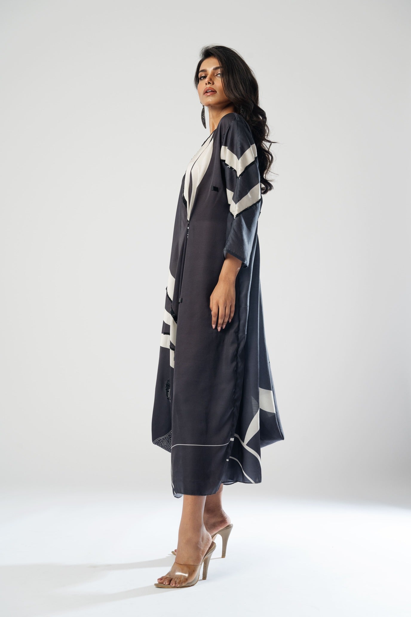 Trendy Cowl Drape Dress- 1493